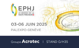 Graphique du Groupe Acrotec à l'EPHJ 2025
