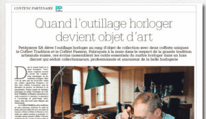 Coffrets horlogers de 54 outils et 12 outils dans article Le Temps