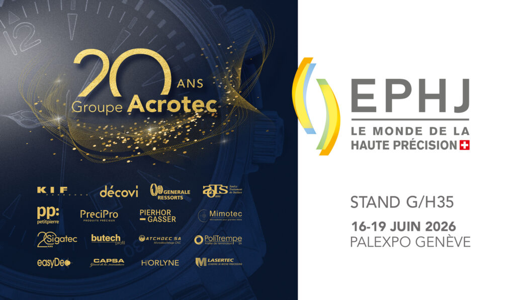 Petitpierre du groupe Acrotec au salon EPHJ 2026